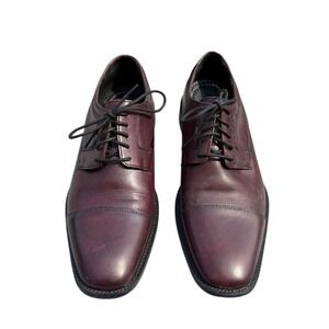 Johnston‎ & Murphy Men's Cap Toe Derby Oxfords Red Size 9.5 Wide